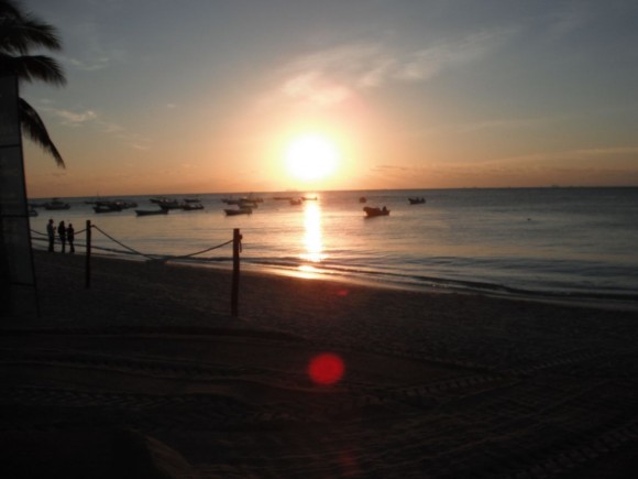 sunrise in playa del carmen mexico in the Riviera Maya - Hotel Cielo